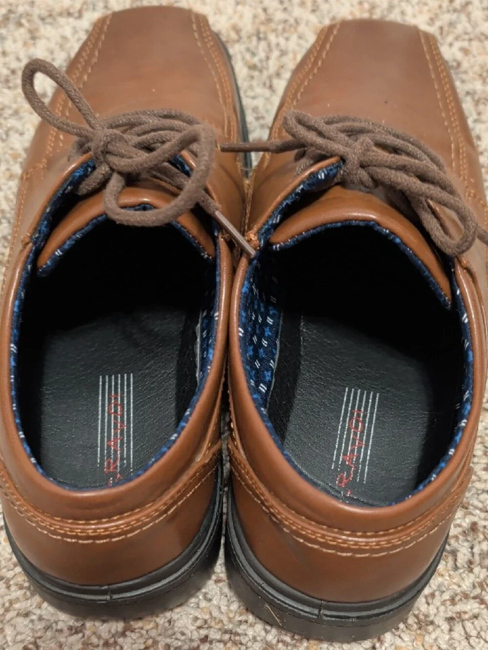 Boy's Brown Derby Shoes — Classic Everyday Dress Shoe